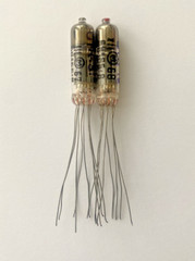6N16B-V / 6021 (1/2 6SN7) Matched Pair MELZ NEW OTK Strong Made in 1960s 2pcs