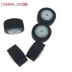 10PCS 13*8*6.2*2MM Walkman Cassette Deck Pinch Roller Audio Belt Pulley Tape