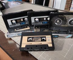 4 LOT Blank CASSETTE TAPE🎧Maxell XL IIS 90, XL II 100 & 2x UD XL C90💎Pre-Owned