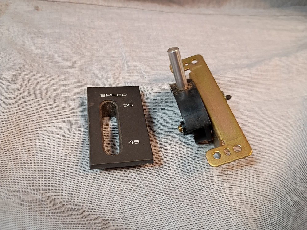 Pioneer PL 115D speed control switch and bezel one tab on bezel is broken