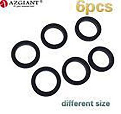 6PCS 15x2x2mm Rubber Idler Belt Loop Cassette Deck Tape Recorder Idle Wheel Ring