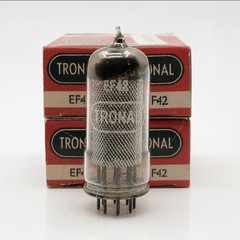 Lot of 4 NOS Tronal EF42 Vacuum Tubes Philips Family w/ Boxes Untested