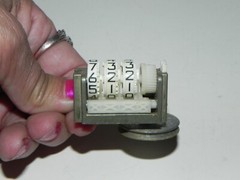 Vintage 1965 AMPEX VR 5100 Videotape recorder parts: Counter and Belt