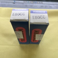 Tungsram E80CC 6085 CV5989 /Top 12AU7 new tested matched lot of 2