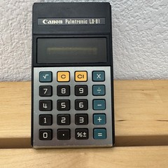 Vintage Canon Palmtronic LD-81 Calculator 984964 – Tested Working!