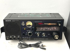SONY 5BAND FM/AM/SW1-3 Receiver, Model No ICF-6700W, Tested/Works.