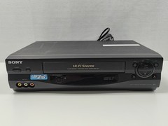 Sony SLV-N55 Hi-Fi Stereo VHS VCR 4-Head TESTED No Remote