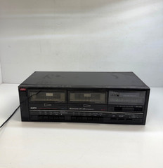 Vintage Sanyo RD W41A Dual Double Stereo Cassette Tape Deck Recorder Player
