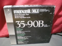 Maxell XLI 35-90B (N) 7” Back Coated Hi output No Writing Reel To Reel Tape