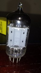 ⭐️RARE⭐️1957 TEST NOS AMPEREX 12AU7 ECC82 Foil D Getter k63 ⊿7J Tube TV-7 Tested