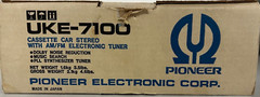 Pioneer UKE-7100 Cassette Car Stereo with AM/FM Electronic Tuner