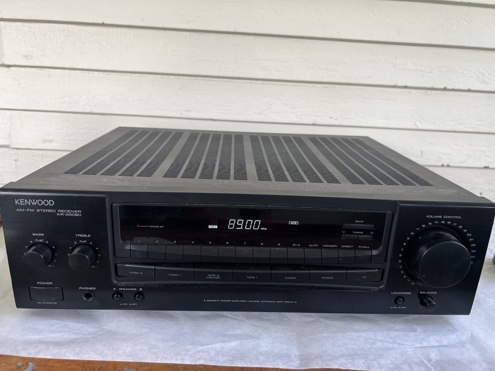 Kenwood AM-FM Stereo Receiver KR-A5060 Vintage Hi-Fi Very Good Working Condition