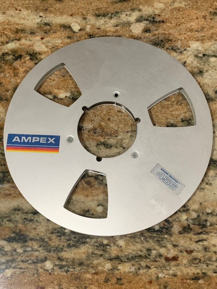 AMPEX 456 GRAND MASTER METAL TAKE UP REEL 10.5&Prime;
