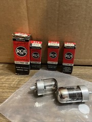 RCA Electron Tube Radiotron Milo Bulbs, 6W6GT, 6AG5, 6BA6, 2 open Untested B3