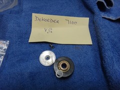 VINTAGE ORIGINAL DOKORDER 7100 PINCH ROLLER RUBBER + PARTS
