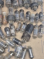 Lot Of 50+ Tubes GE Sylvania Motorola And More Mixed Brands