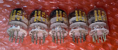 WESTERN ELECTRIC 417A IN SLEEVE OF 5 TUBES N.O.S. SAME DATE CODES 6213