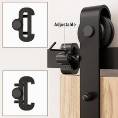2PCS Adjustable Barn Door Stopper, Upgrade Sliding Barn Door Stopper for Flat…