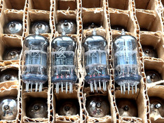 4pcs 6N1P-EV / 6Н1П-ЕВ ~ E88CC, 6DJ8 Triode Vacuum Tube NEVZ Soviet 70-80s NOS