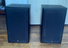 Acoustic Research PS2052 bookshelf speakers Pair Black Working