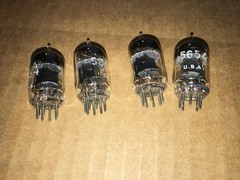 New! Qty 4 Unbranded 5654 Tubes