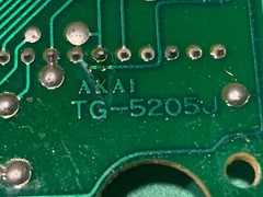 Akai GX-625 Reel to Reel Player Parting Out – Counter PC Board TG-5205