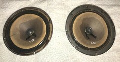 Vintage Pair Of Fisher M-405 5&Prime; Midrange Driver Made In Denmark .