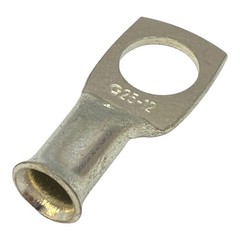 G25-12 Crimp Tube Non-Insulated Ring Terminal M12x25mm²
