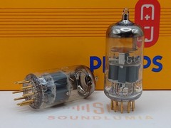 Philips E188CC 7308 O-getter Matched Pair – Heerlen 1960 – Near NOS