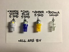 LED LAMP KITs-SX-1250/SX-850/SX-1980/SX950/SX-1050-RECEIVER(8v COOL BLUE)Pioneer