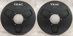 One Pair 10.5 » silvery TEAC Tape reel High Quality Aluminum Take Up Reel