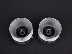 2X 1/4&Prime; Polished Silver NAB Adapters For REVOX AKAI TEAC SONY PIONEER Etc