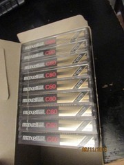 Lot of 9 NEW Maxell UD XL II C60 Hi-Level Bias Chrome Audio Cassette Tape Japan