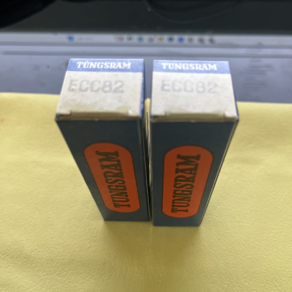 Tungsram Hungary 12AU7 ECC82 Telefunken Alternative Lot Of 2 matched