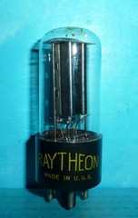 Raytheon 5Y3GT Rectifier Tube Black Plates D Getter Tested