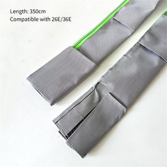 Vacuum Hose Safety Sleeves 3.5m Abrasion Resistant Nylon Cover Easy Installation