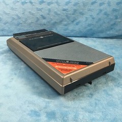 Vintage GE Cassette Tape Recorder w/Box Model 3-50156D No Power Supply-Untested