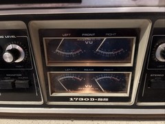 Akai 1730D-SS Quad Reel to Reel w/ Wood Case – Powers On – Spins Needs Service