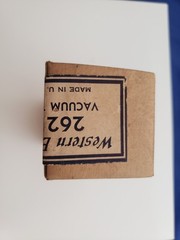 NOS Western Electric 262B Vacuum Tube Sealed Original Box Made in USA