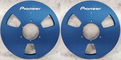 One Pair 10.5 » gold Pioneer Tape reel High Quality Aluminum Take Up Reel