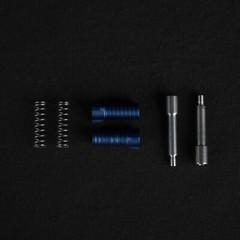 2X OTARI PIONEER Universal Trident Screw Blue Sleeves Screw Diameter 3.0mm