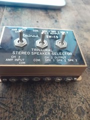 Vintage Calrad SW-15 Trinaural Stereo Speaker Selector RARE!