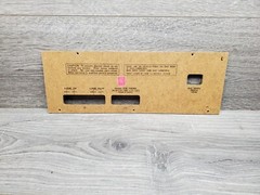 Akai Stereo Cassette Deck CS-703D Back Plate
