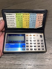 Vintage Casio FT-7 Fortune Telling Calculator 80&rsquo;s w Box Paperwork U.S. Seller