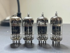 Lot of 4 JRC RCA 6189 12AU7WA Vintage Vacuum Tubes NOS Quality