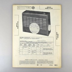 Dewald K-702B Transistor Radio Receiver SAMS Photofact Service Manual 343-4