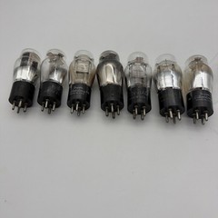 Vintage 1930s Vacuum Tube Lot of 7 RCA Silvertone Ken-Rad Sylvania Tested