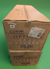 Optimus STS 800 Tower Speaker New Sealed Vintage Cat # 40-4068 (Qty 2 Available)