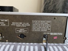 Akai GX-F44R Bi-Directional cassette Deck. Works Grate