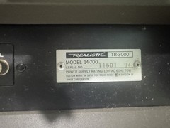 Realistic TR-3000 Reel To Reel 3-Motor 3-Head Tape Deck